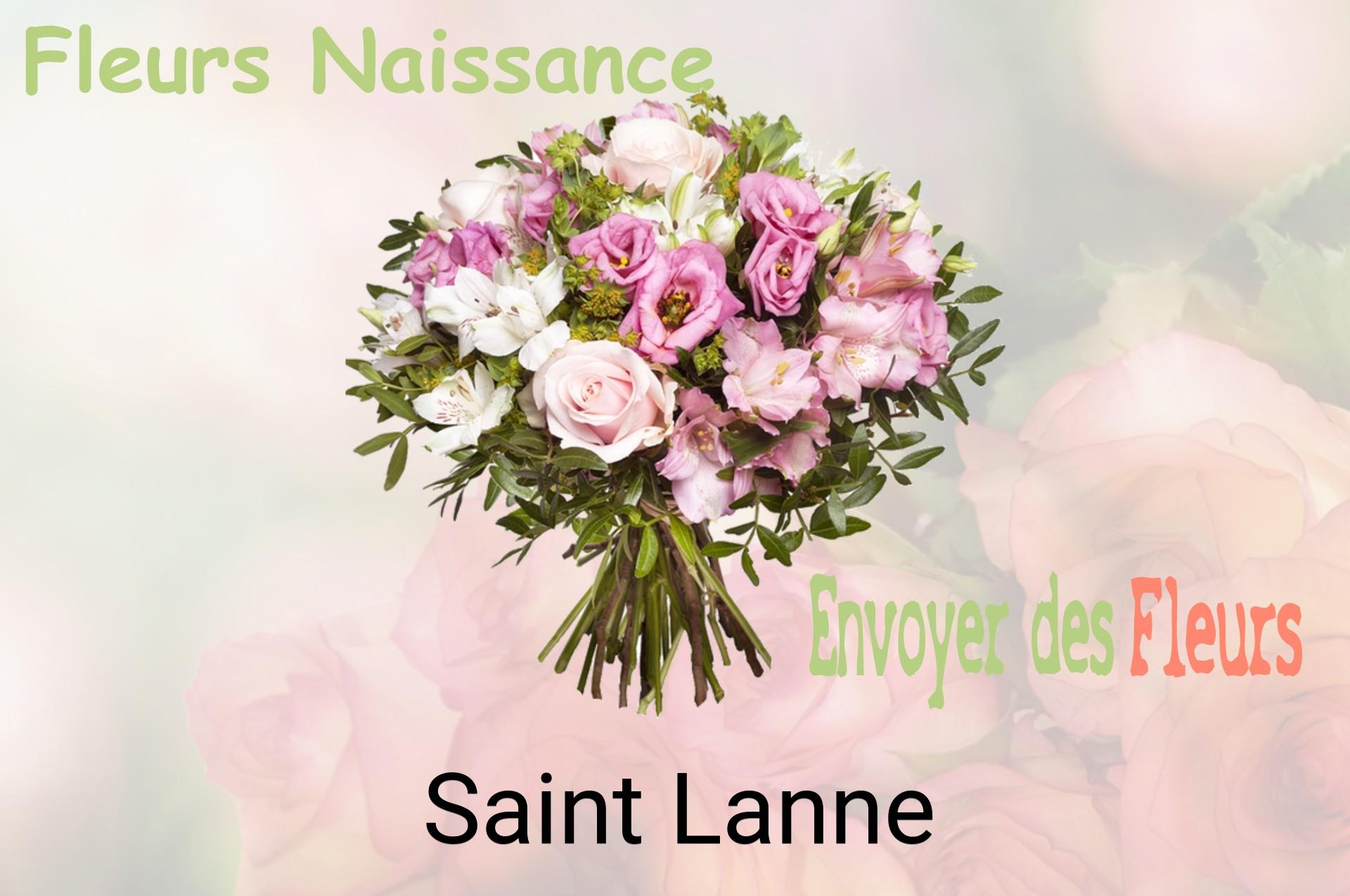 Bouquet de fleurs de naissance livré à Saint-Lanne